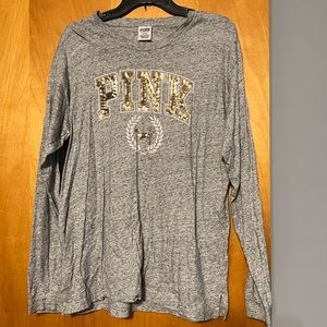 Victoria’s Secret PINK long sleeve bling t shirt